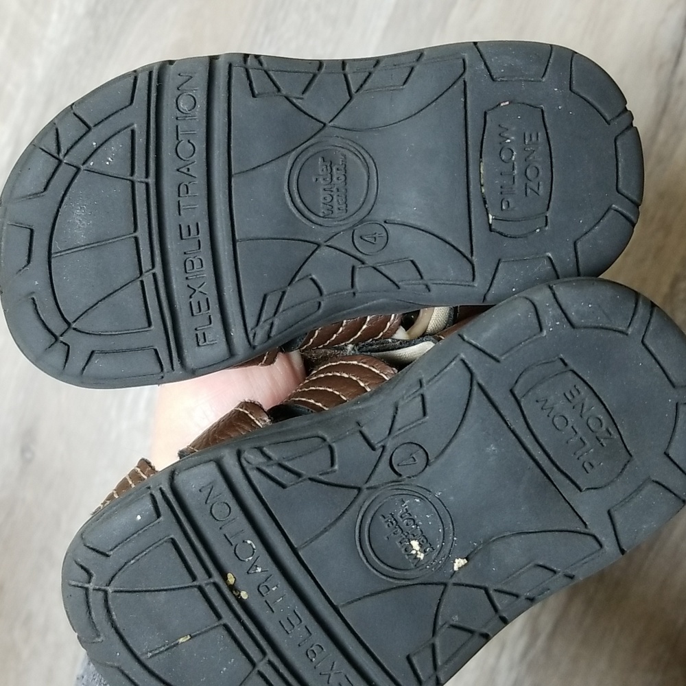 Baby boys toddler fisherman sandals 4 brown Summer - Picture 3 of 3